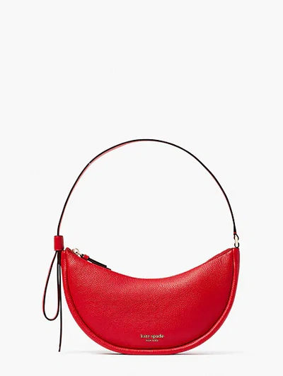 Shop Kate Spade Smile Small Shoulder Bag In Lingonberry