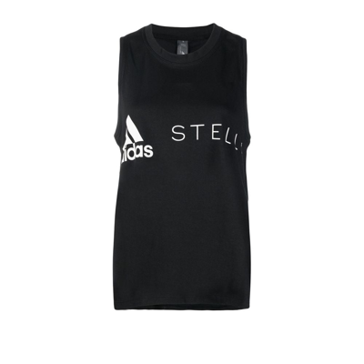 adidas by Stella McCartney Sportswear Logo Tank Top - Black