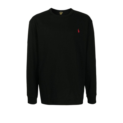 Shop Polo Ralph Lauren Polo Pony Sweatshirt - Men's - Cotton In Black