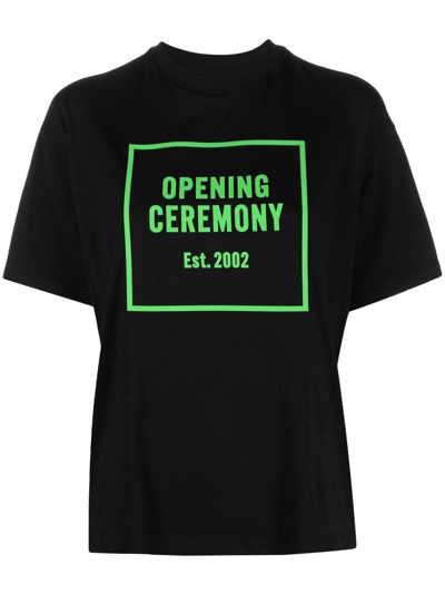 Shop Opening Ceremony Logo Print T-shirt - Women's - Cotton In Black