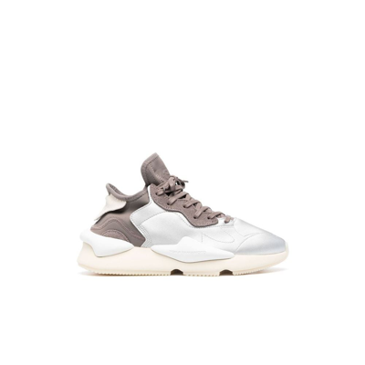 Shop Y-3 Kaiwa Low-top Sneakers - Unisex - Fabric/rubber In Silver