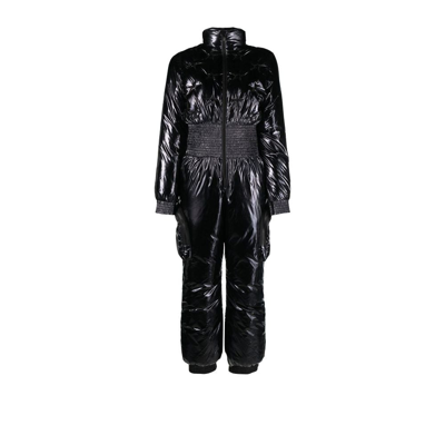 Shop Perfect Moment Black Ruched Padded Ski Suit
