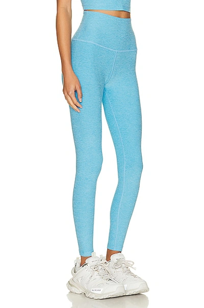 Shop Beyond Yoga Spacedye Caught In Waterfall Blue Heather