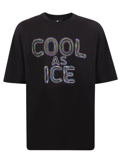Shop Mauna Kea Cool As Ice T-shirt By . Made Of Soft Cotton, It Owns Innovative And Bold Design In Black