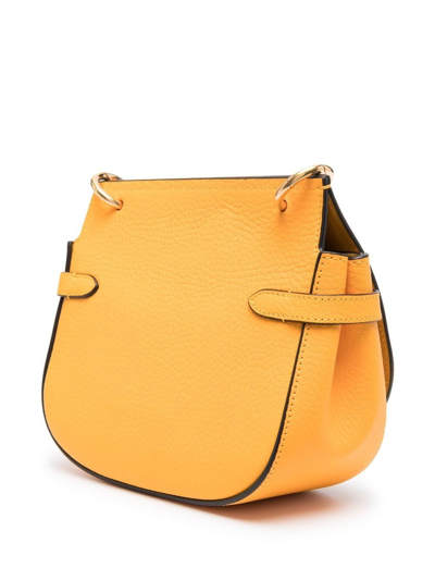 Shop Mulberry Amberley Satchel Bag In Yellow