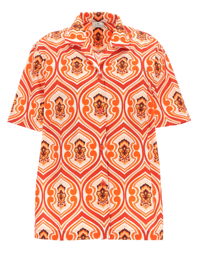 Shop Etro Women's Shirts -  - In Multicolor Cotton