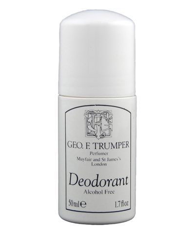 Shop Geo F. Trumper Perfumer Fragrance Free Roll-on Deodorant No Alcohol 50 ml In White