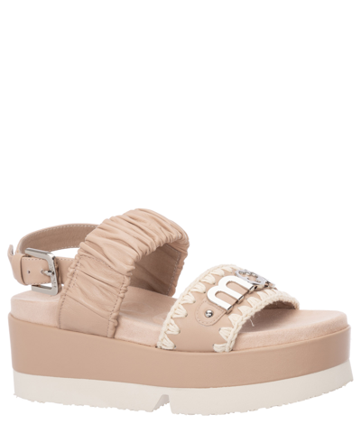 Shop Mou Japanese Sandals In Pink