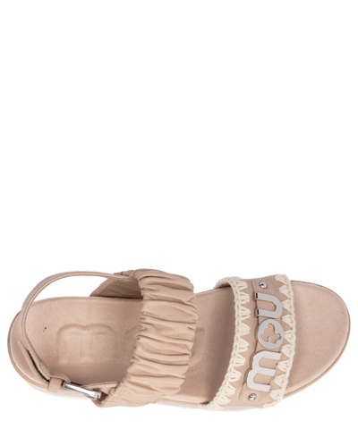 Shop Mou Japanese Sandals In Pink