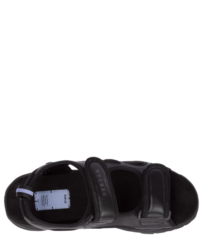 Shop Mcq By Alexander Mcqueen Striae Sandals In Black