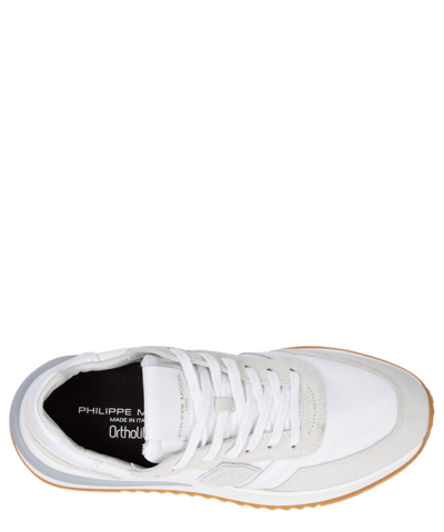 Philippe Model Low-top Sneakers  Tropez Haute Suede In White