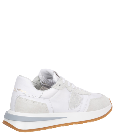 Philippe Model Low-top Sneakers  Tropez Haute Suede In White