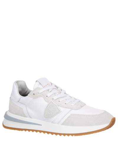 Philippe Model Low-top Sneakers  Tropez Haute Suede In White