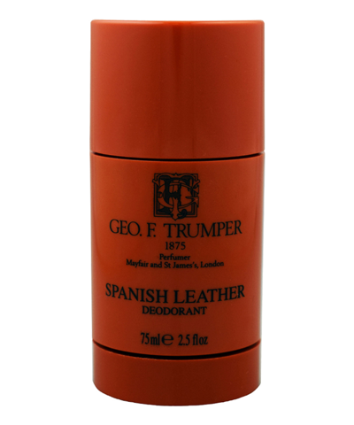 Shop Geo F. Trumper Perfumer Spanish Leather Deodorant Stick 75 ml In White