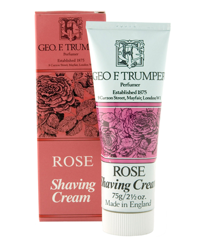 Shop Geo F. Trumper Perfumer Rose Soft Shaving Cream 75 G In White