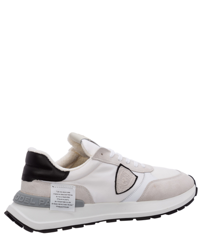 Shop Philippe Model Antibes Sneakers In White