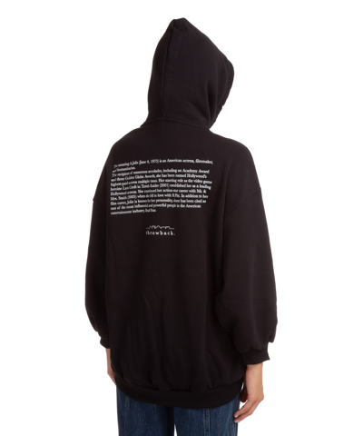 Throwback Hoodie In Black