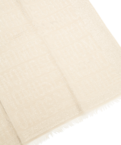 Moschino Viscose Scarf In Beige