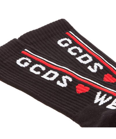Shop Gcds Love  Socks In Black