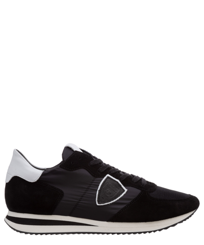 Shop Philippe Model Trpx Sneakers In Black