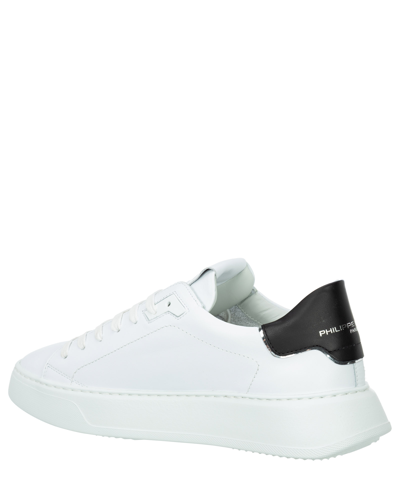 Shop Philippe Model Temple Sneakers In White