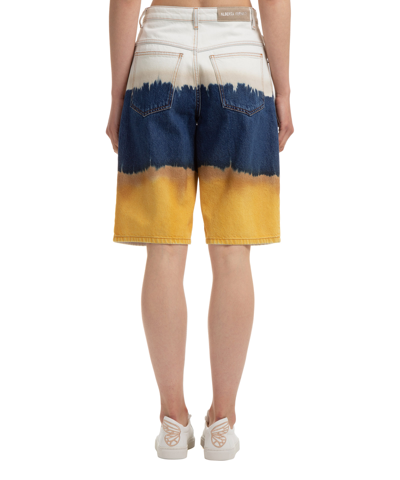 Shop Alberta Ferretti Shorts In Yellow