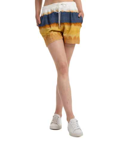 Shop Alberta Ferretti Shorts In Yellow