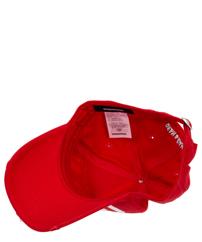 Shop Dsquared2 Icon Hat In Red