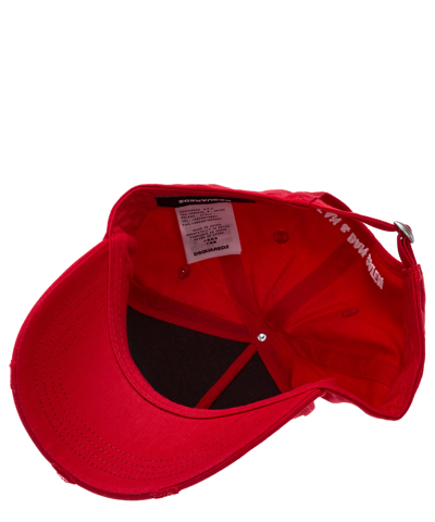 Shop Dsquared2 Icon Hat In Red