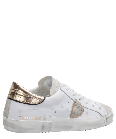 Shop Philippe Model Prsx Sneakers In White