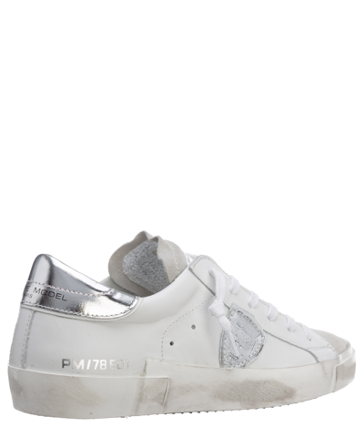 Shop Philippe Model Prsx Sneakers In White