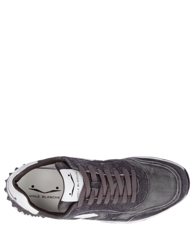 Shop Voile Blanche Reubent Studs Sneakers In Grey