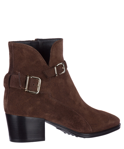 Shop Tod's Heeled Boots In Brown