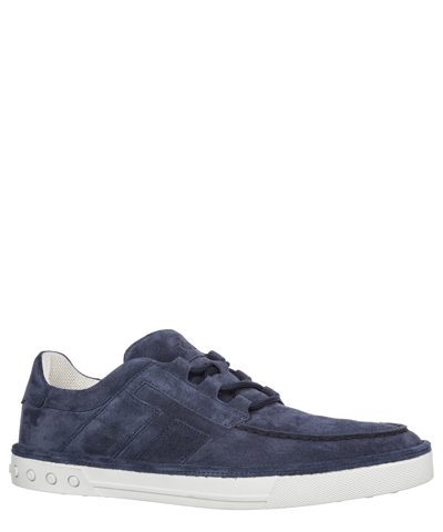 Shop Tod's Sneakers In Blue