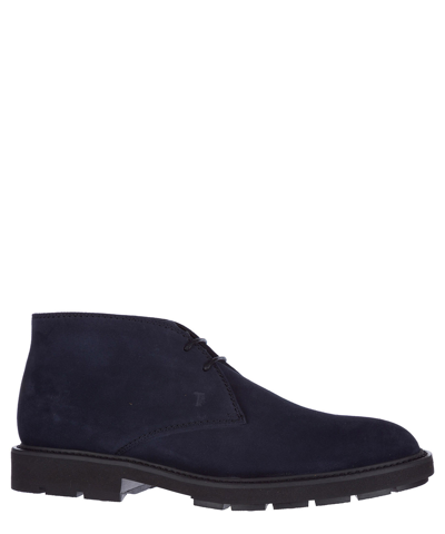 Shop Tod's Ankle Boots In Blue