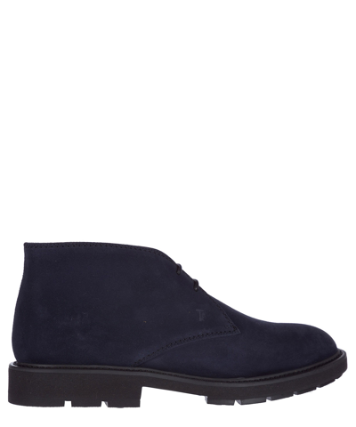 Shop Tod's Ankle Boots In Blue