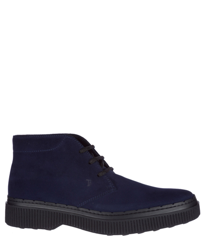 Shop Tod's Ankle Boots In Blue