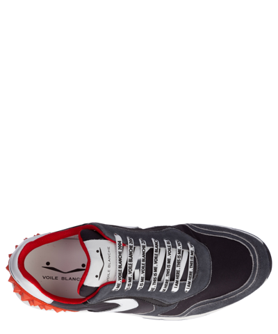 Shop Voile Blanche Reubent Studs Sneakers In Black