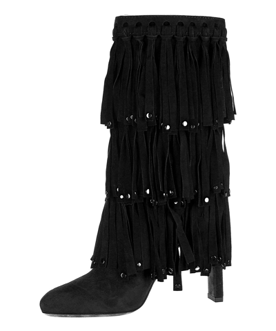 Shop Jimmy Choo Mystery 100 Heeled Boots In Black