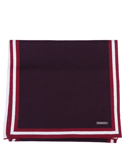Shop Bally Wool Scarf In Red