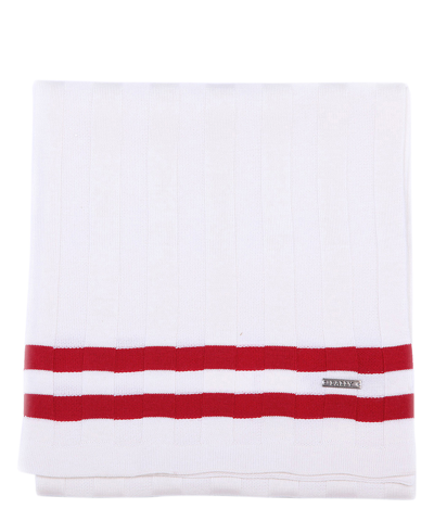 Shop Bally Wool Scarf In White