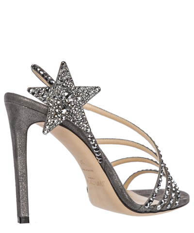 Shop Jimmy Choo Lynn Heeled Sandals In Grey