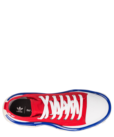 Shop Adidas Originals Rs Detroit Runner Sneakers In Red