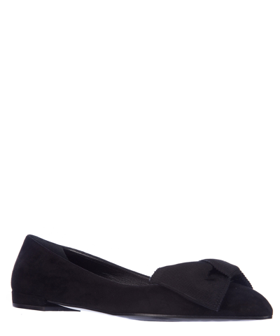 Shop Prada Bow Ballet Flats In Black