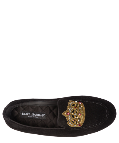 Shop Dolce & Gabbana King Loafers In Black
