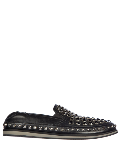 Shop Prada Loafers In Black