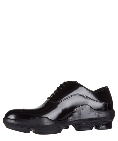 Shop Prada Oxford Shoes In Black