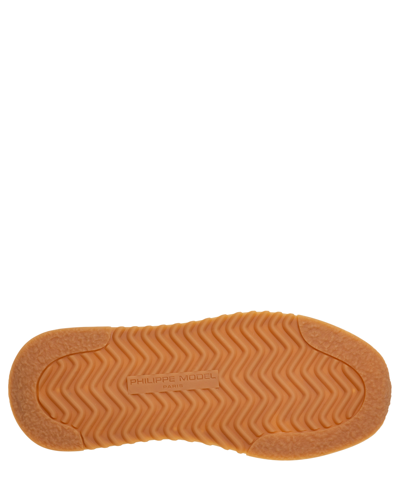 Philippe Model Tropez 2.1 Sneakers With Suede Inserts In White