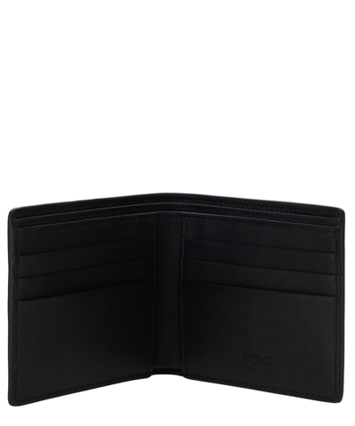 Shop Versace La Medusa Biggie Wallet In Black