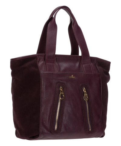 Shop Hogan Shoulder Bag In Violet